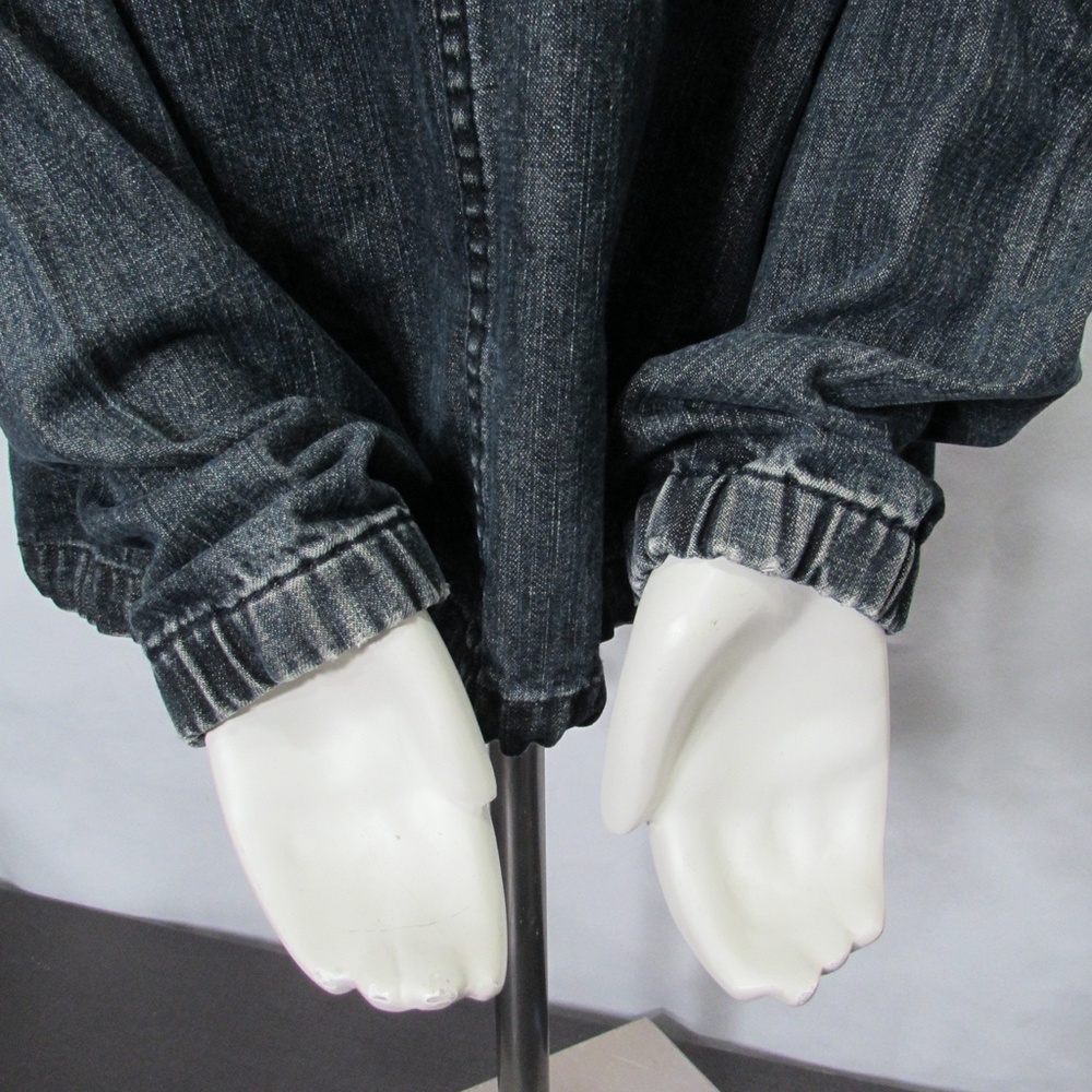 Element Skateboards Button Down Boho Denim Jacket… - image 7